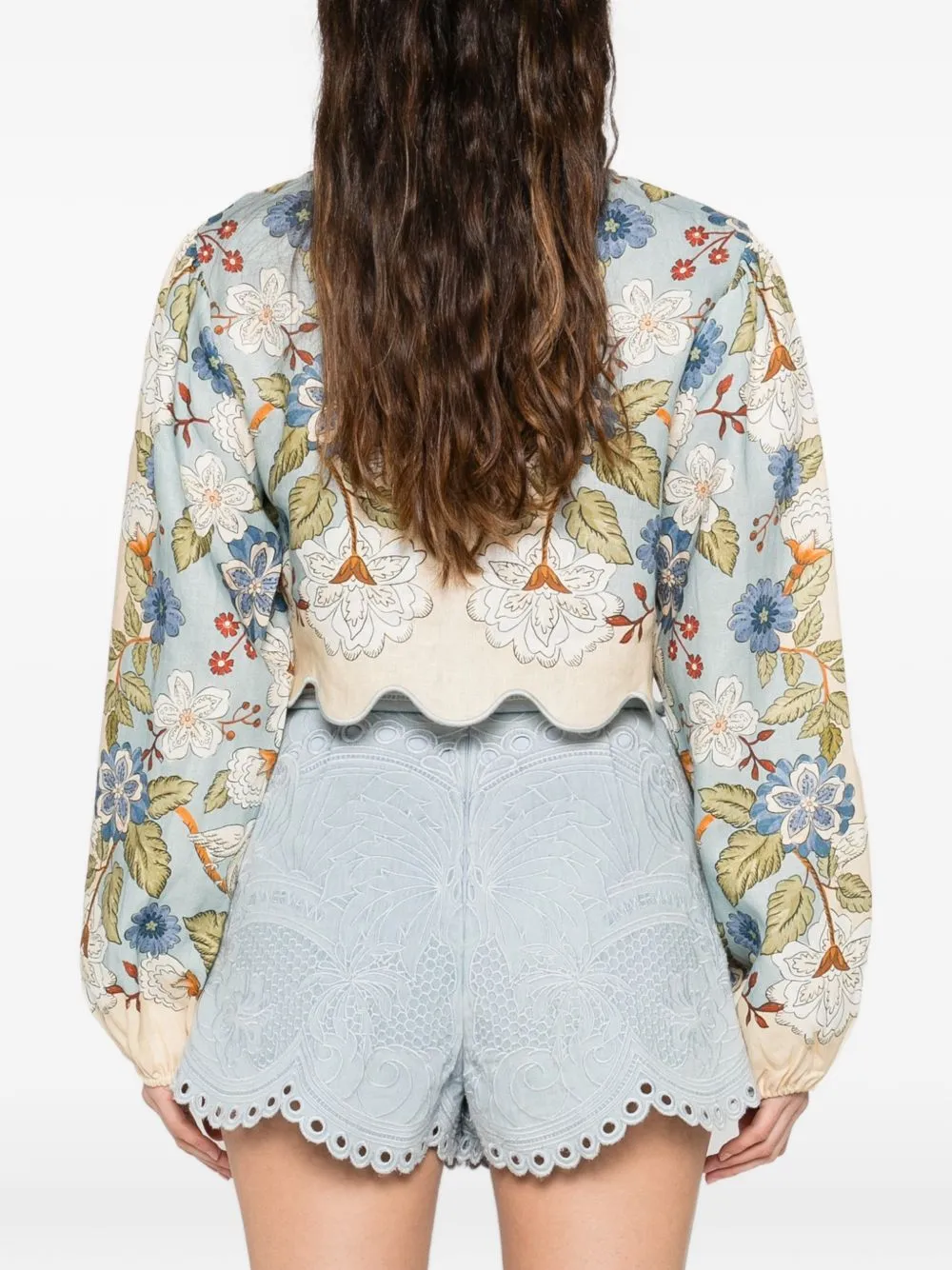 TOP ML NATURAL CELESTE EST FLORES PAJARO sold by Lord & Taylor