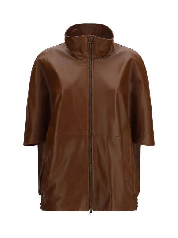 Bomber Jacket Lambskin Castor made by Balenciaga