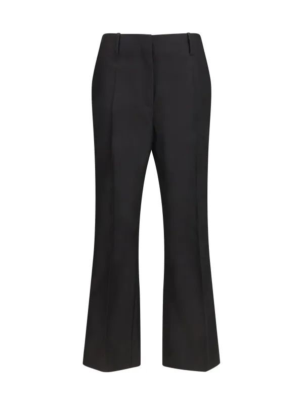 Trousers Cropped Tailored Black made by Dries Van Noten