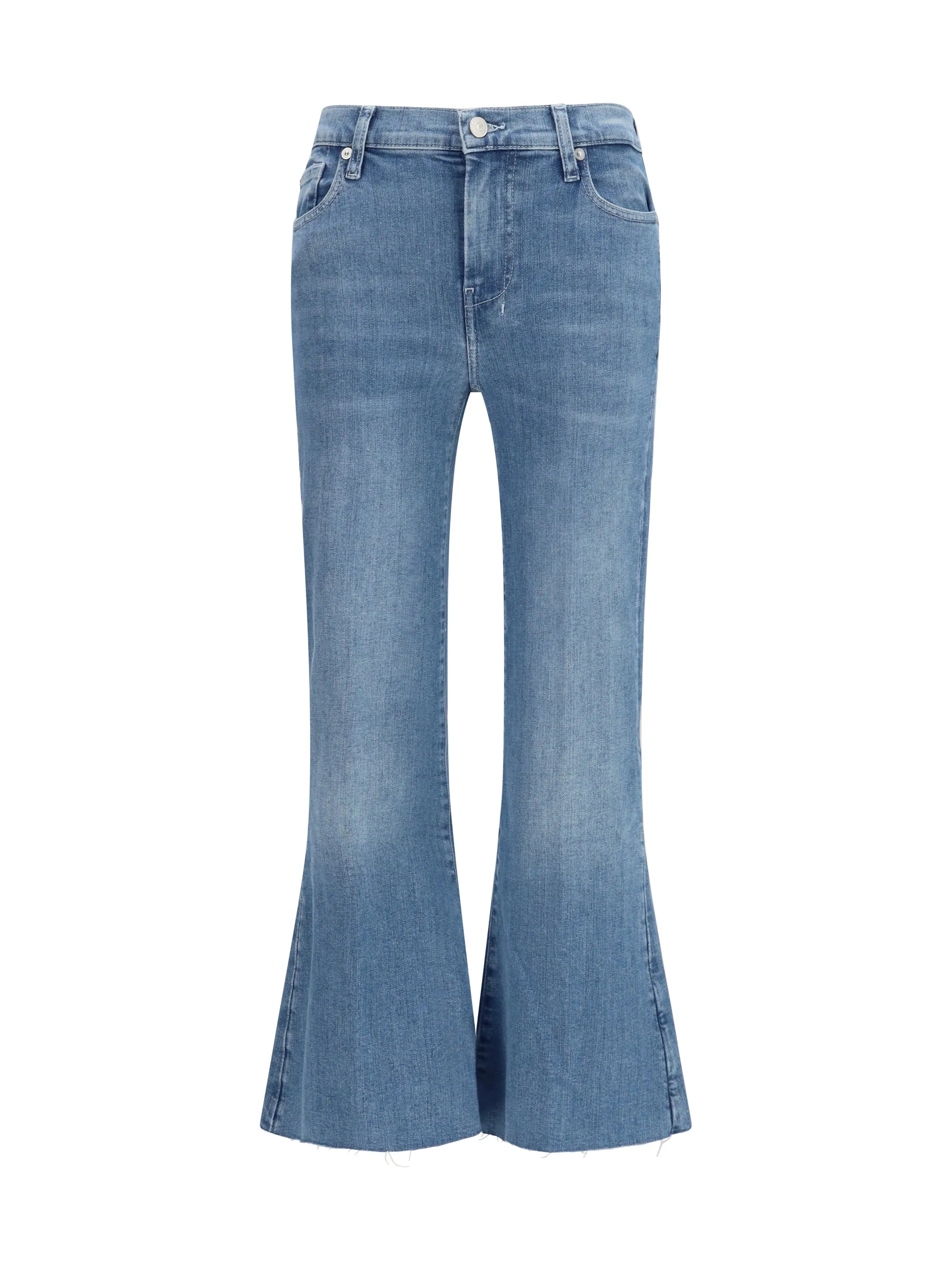 Jeans Cropped Flared Light Blue sold by Lord & Taylor