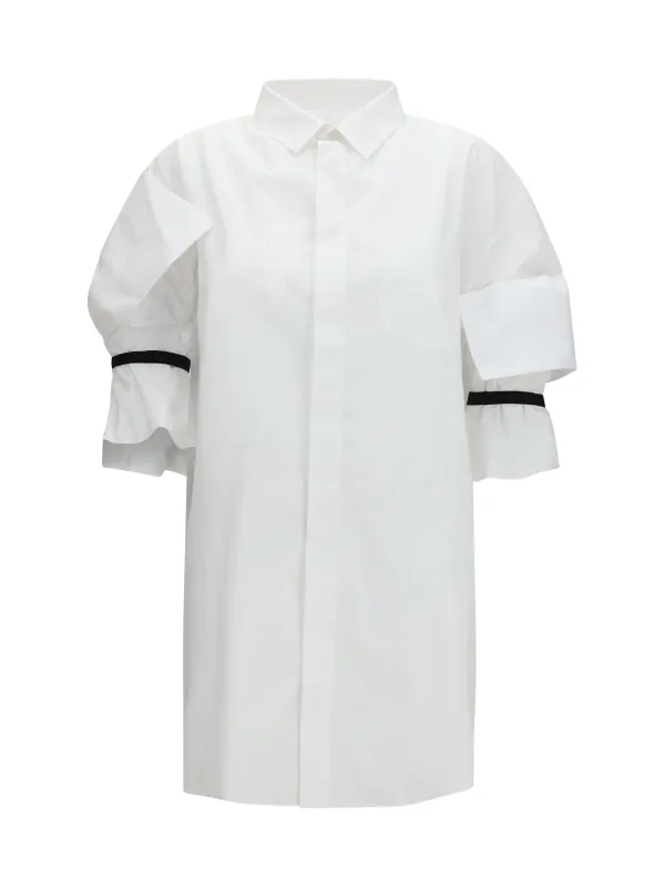 Shirt White Pinstripes made by ALAINPAUL