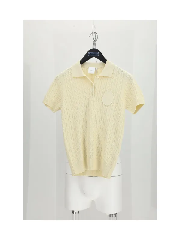 T-Shirt Gialla Cablet Yellow made by Dior
