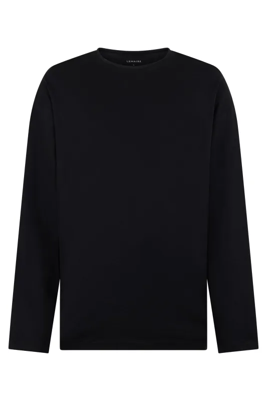 Long-Sleeve Shirt Black Cotton-Silk made by Lemaire