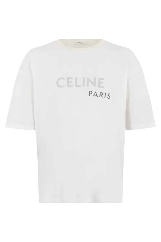 T-shirt Cotton White made by Celine