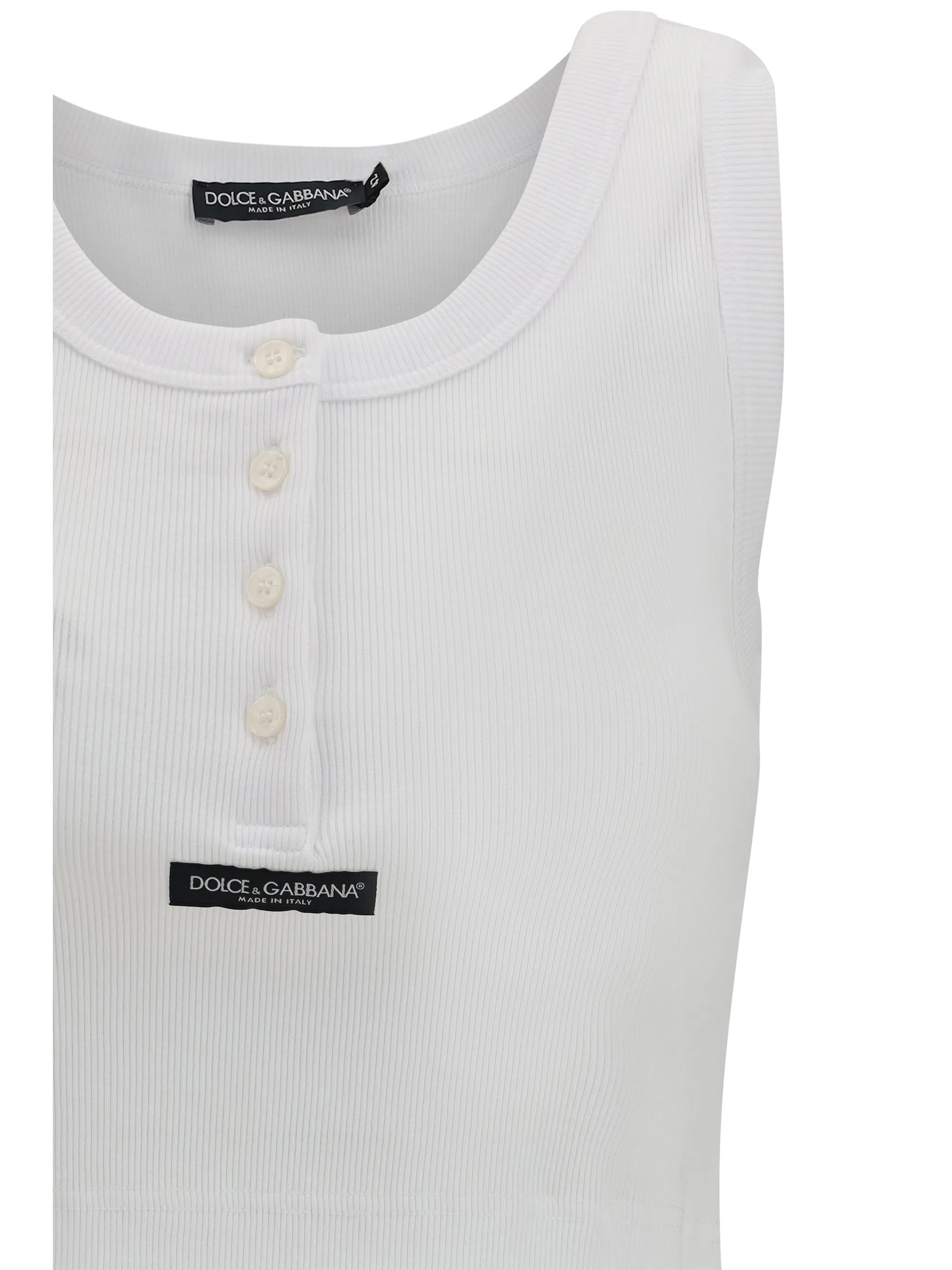 Tank Top Ribbed Optical White sold by Lord & Taylor product image thumbnail 3