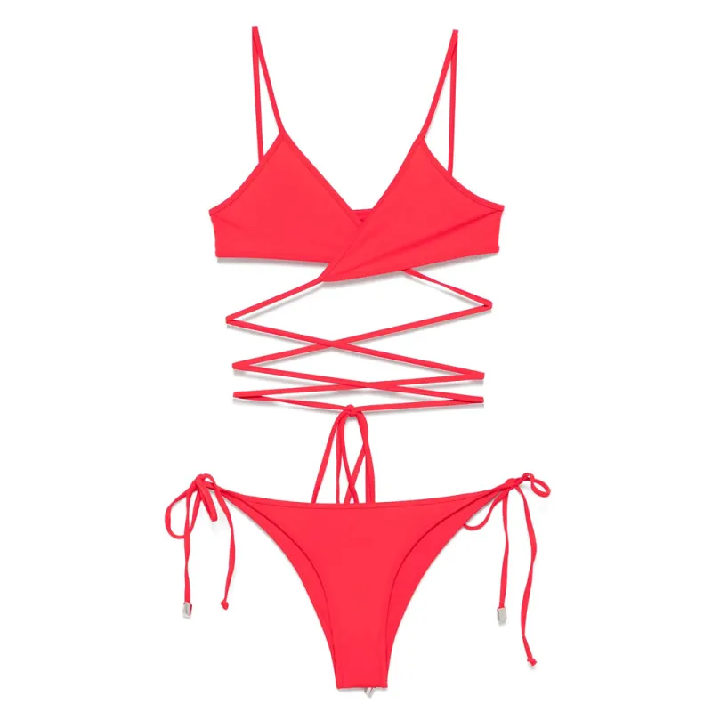 Bikini Set Red made by The Attico