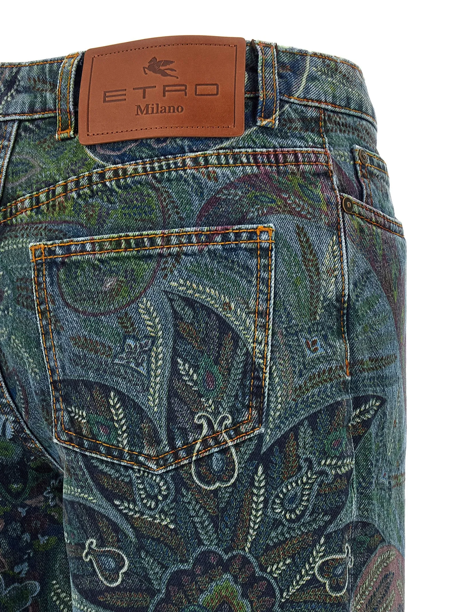 Floral print jeans sold by Lord & Taylor product image thumbnail 4