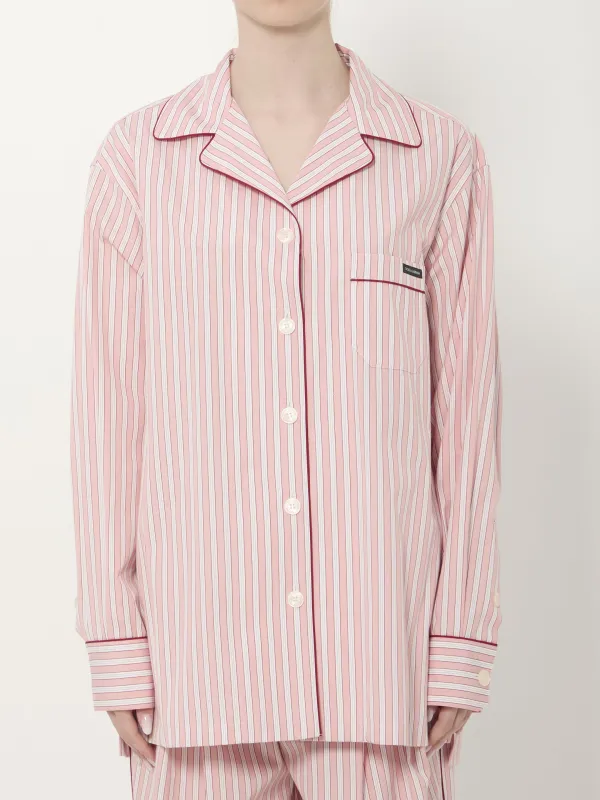 Striped poplin shirt made by Dolce & Gabanna