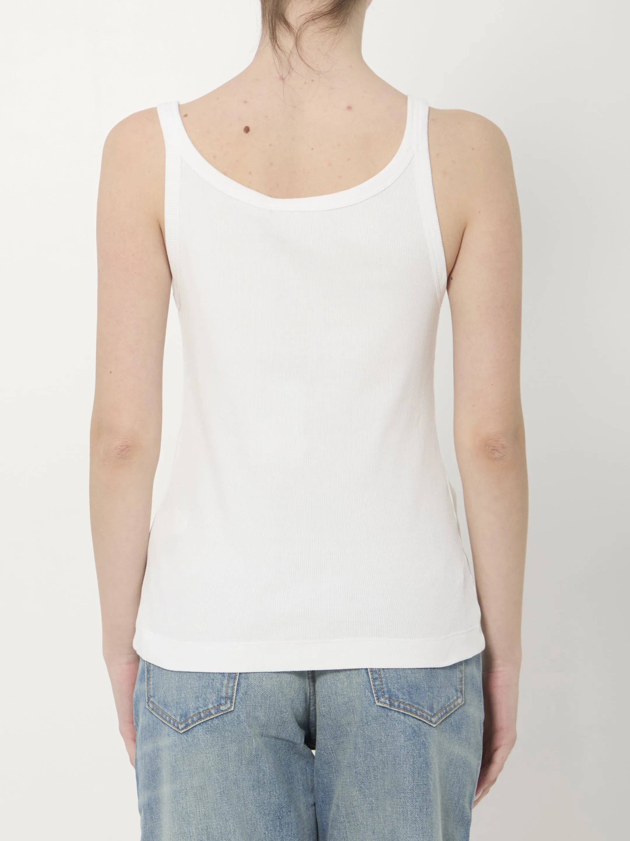 Ribbed tank top sold by Lord & Taylor product image thumbnail 4