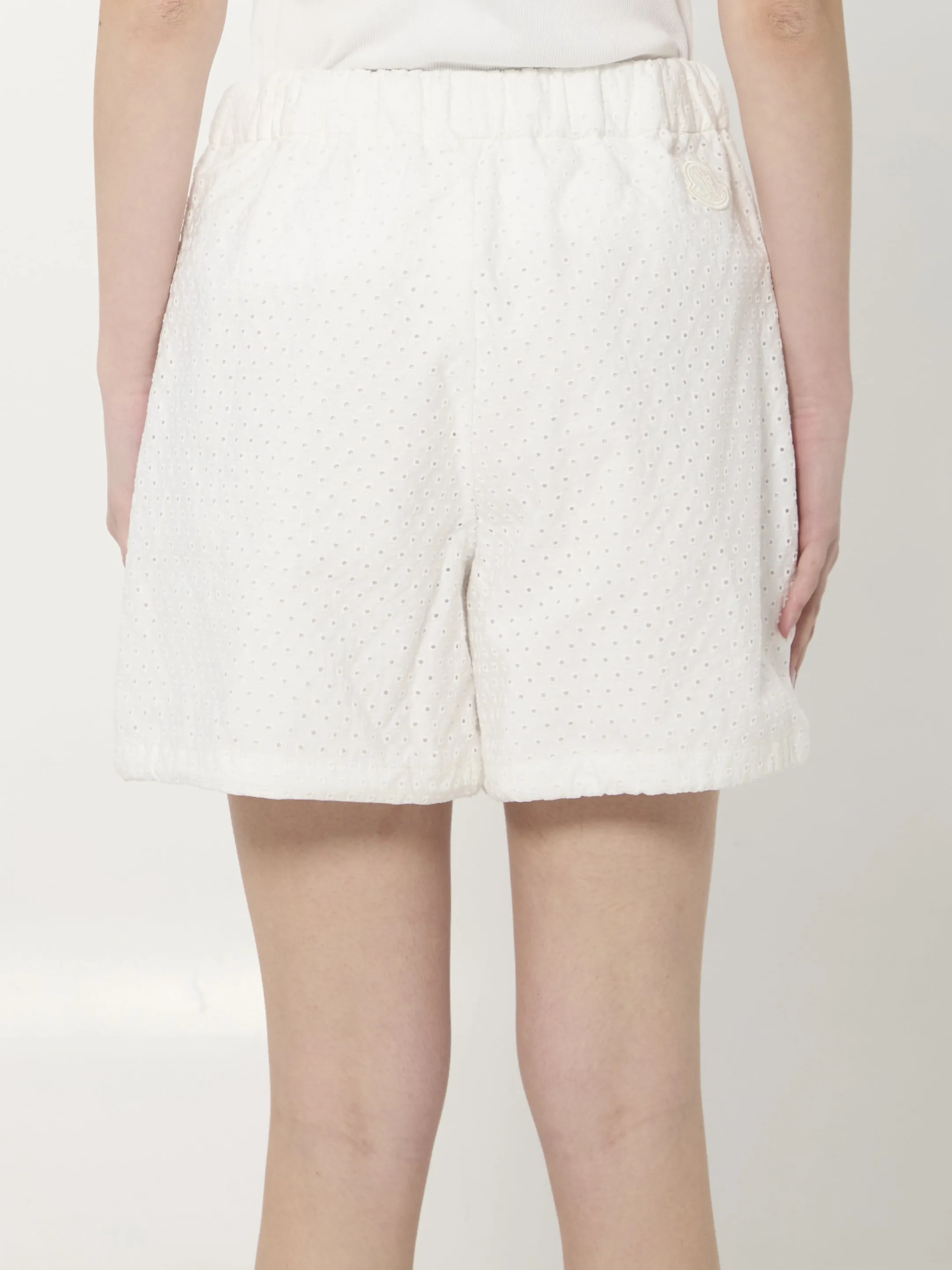 Cotton poplin and San Gallo shorts sold by Lord & Taylor product image thumbnail 4