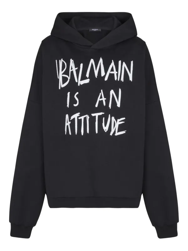 ATTITUDE HOODIE made by Balmain