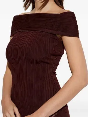 MIDI DRESS WITH KNITTED LACE INSERTS sold by Lord & Taylor product image thumbnail 5