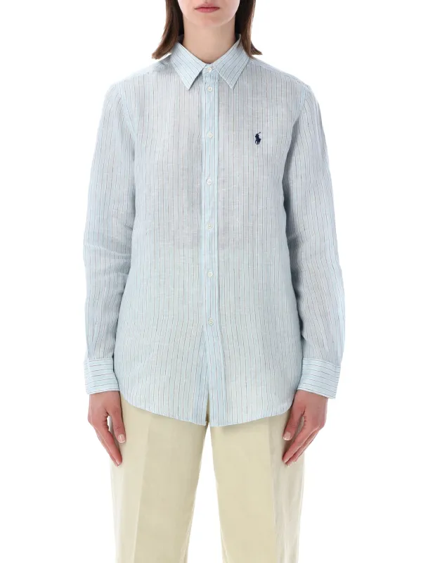CLASSIC FIT STRIPED LINEN SHIRT made by Polo by Ralph Lauren