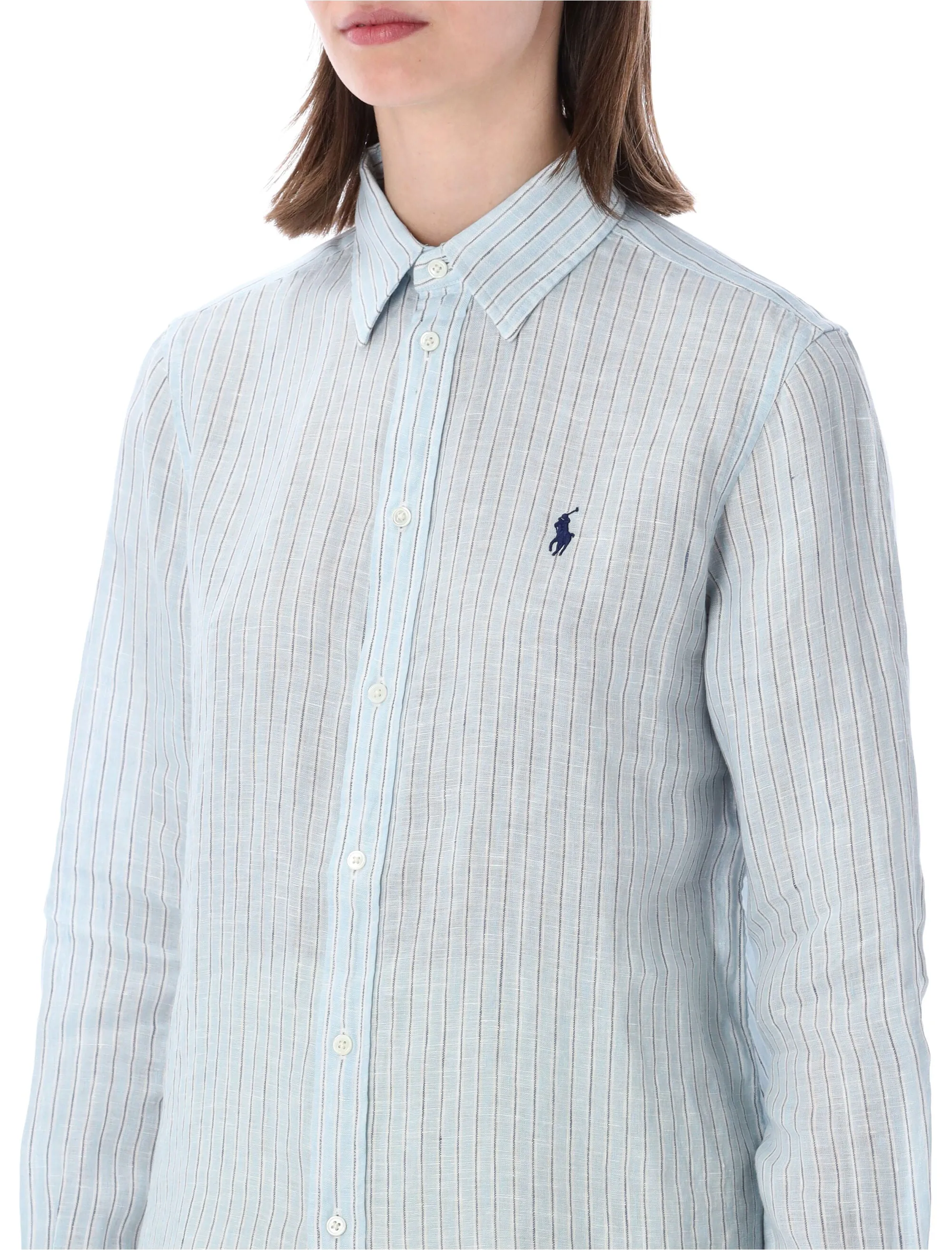 CLASSIC FIT STRIPED LINEN SHIRT sold by Lord & Taylor product image thumbnail 3