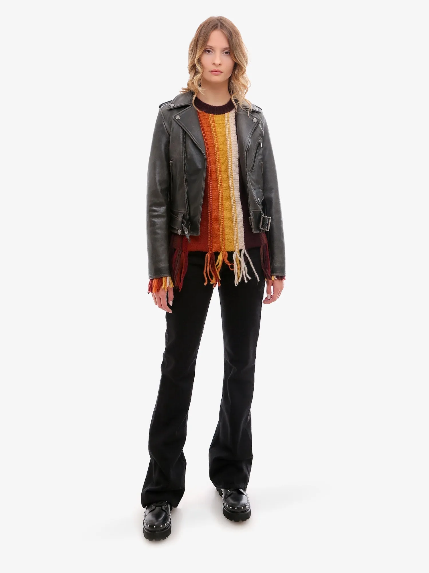 Biker Jacket Destiny Black Leather sold by Lord & Taylor product image thumbnail 2