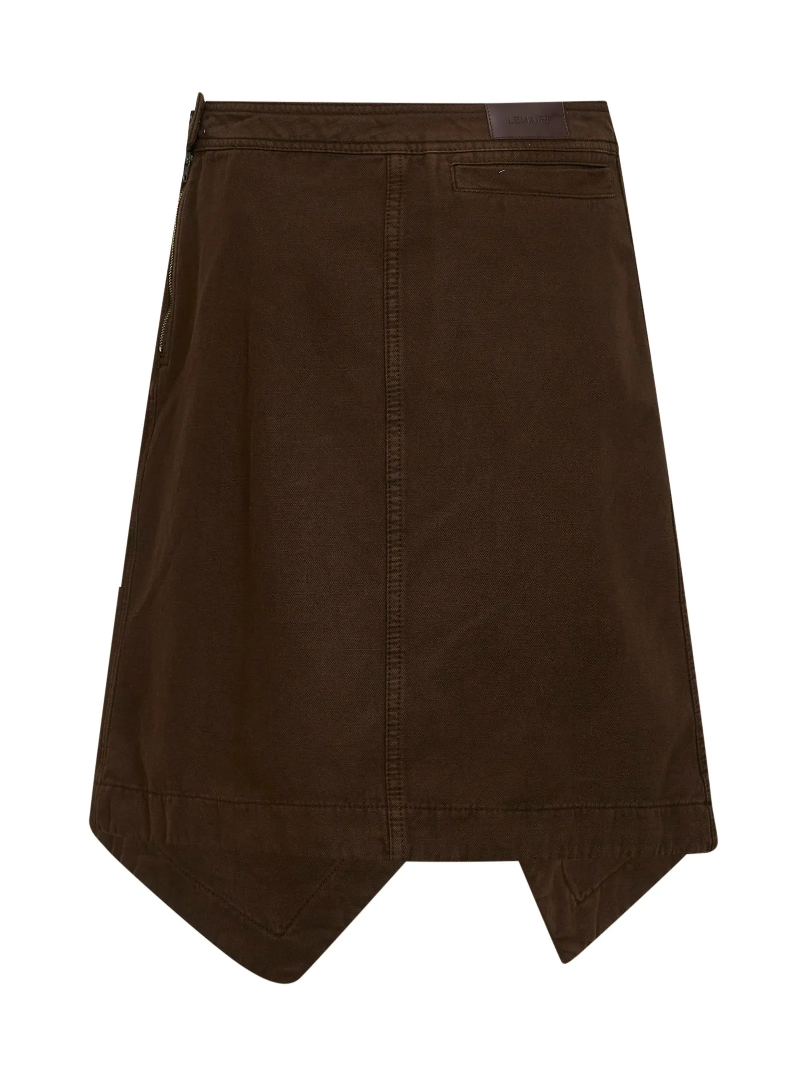 Skirt Asymmetric Denim Brown sold by Lord & Taylor product image thumbnail 2