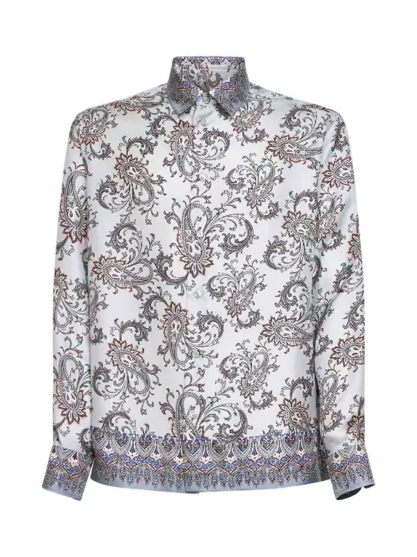 Shirt Paisley Silk Twill made by Etro