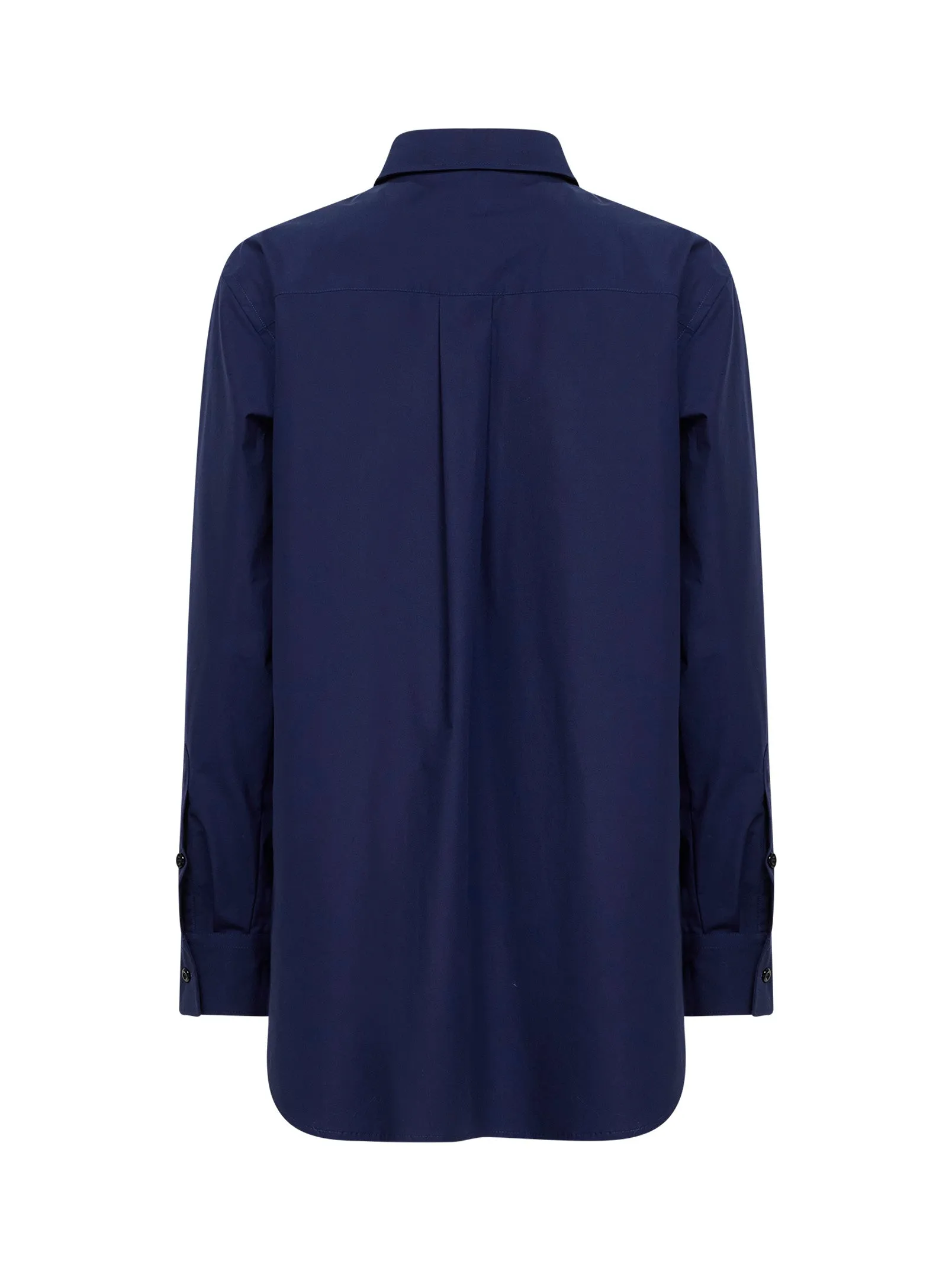 Poplin Shirt Ajour Motif Dark Blue sold by Lord & Taylor product image thumbnail 2