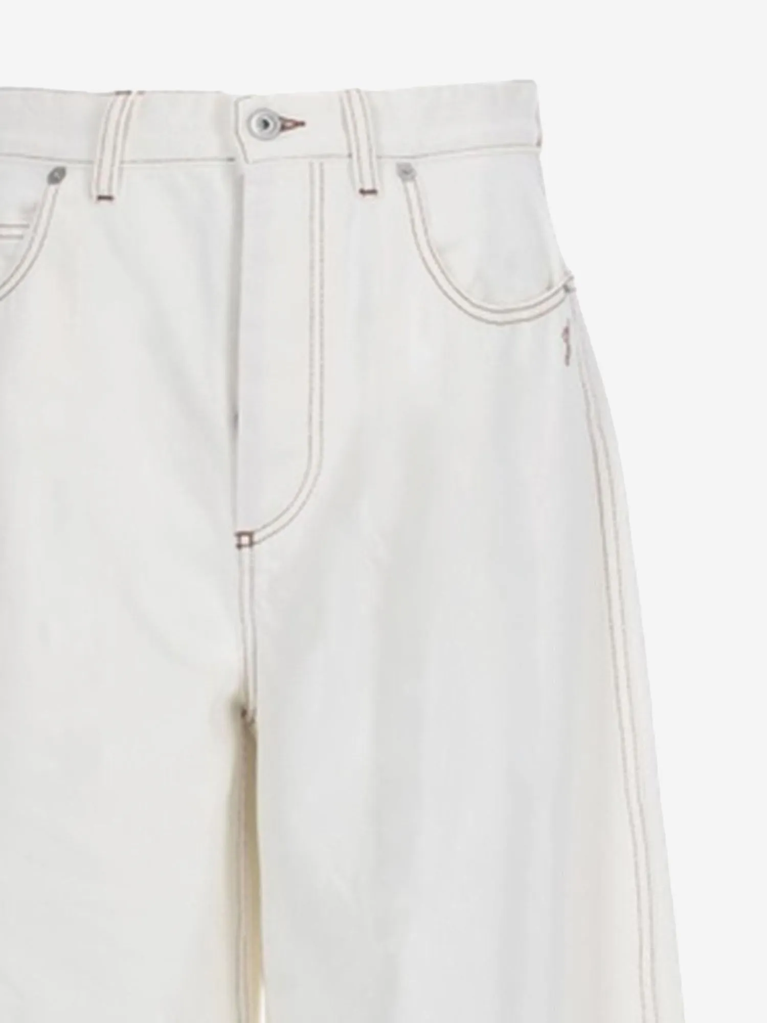 Jeans Cotton Denim White sold by Lord & Taylor product image thumbnail 3