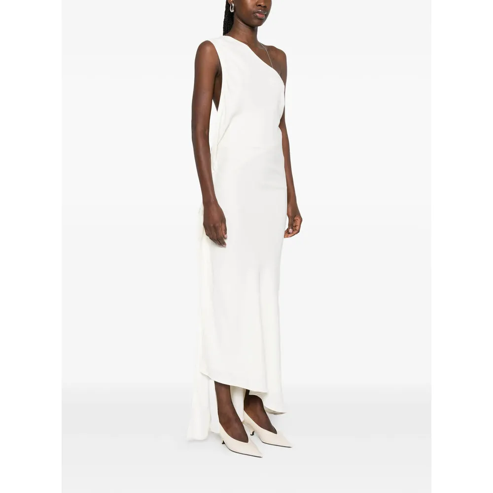 One-Shoulder Draped Dress with Chain Detail sold by Lord & Taylor product image thumbnail 2