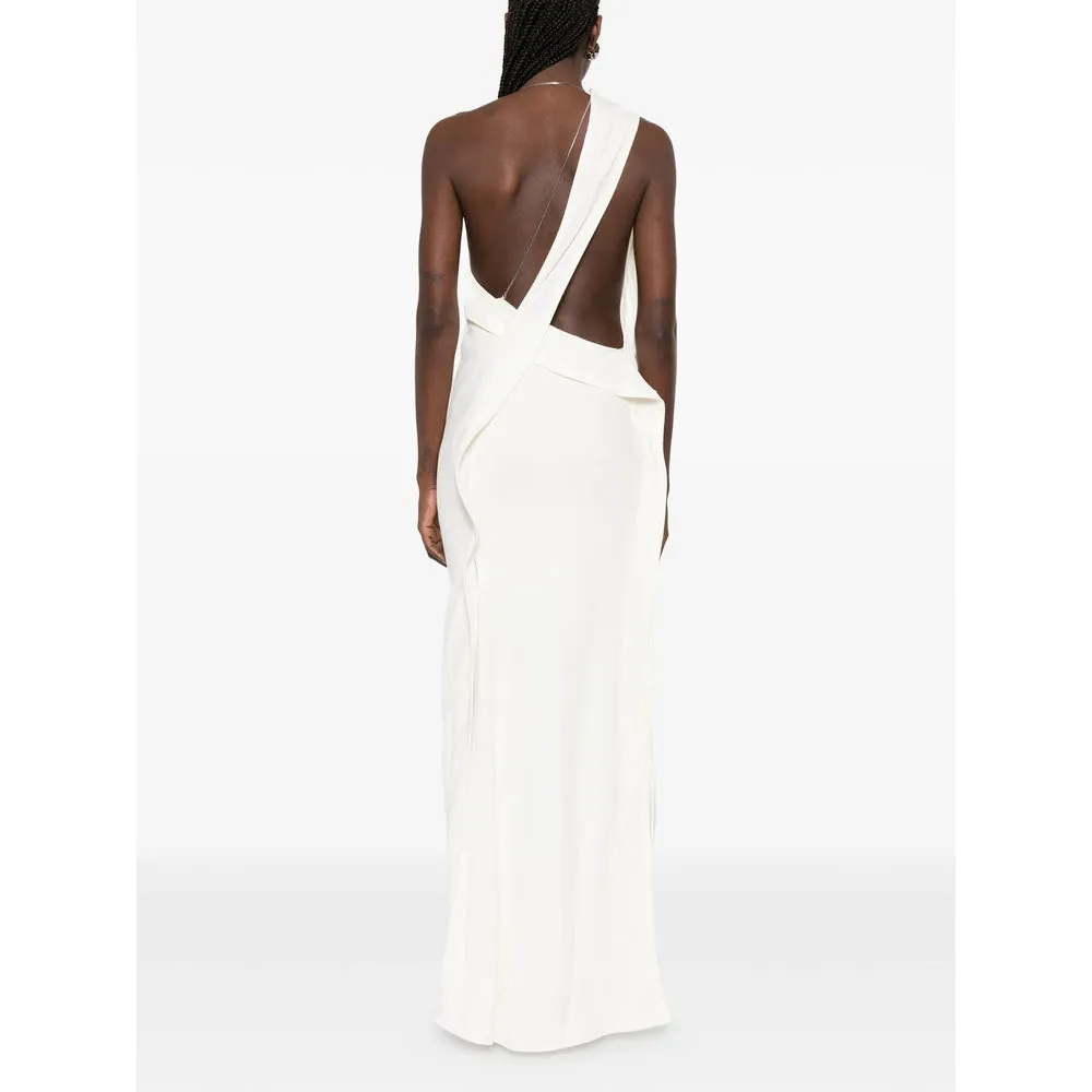 One-Shoulder Draped Dress with Chain Detail sold by Lord & Taylor product image thumbnail 3