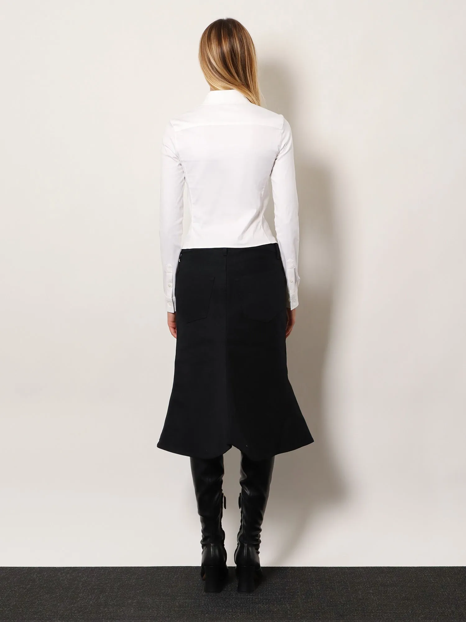 Skirt Midi Cotton Black sold by Lord & Taylor product image thumbnail 3