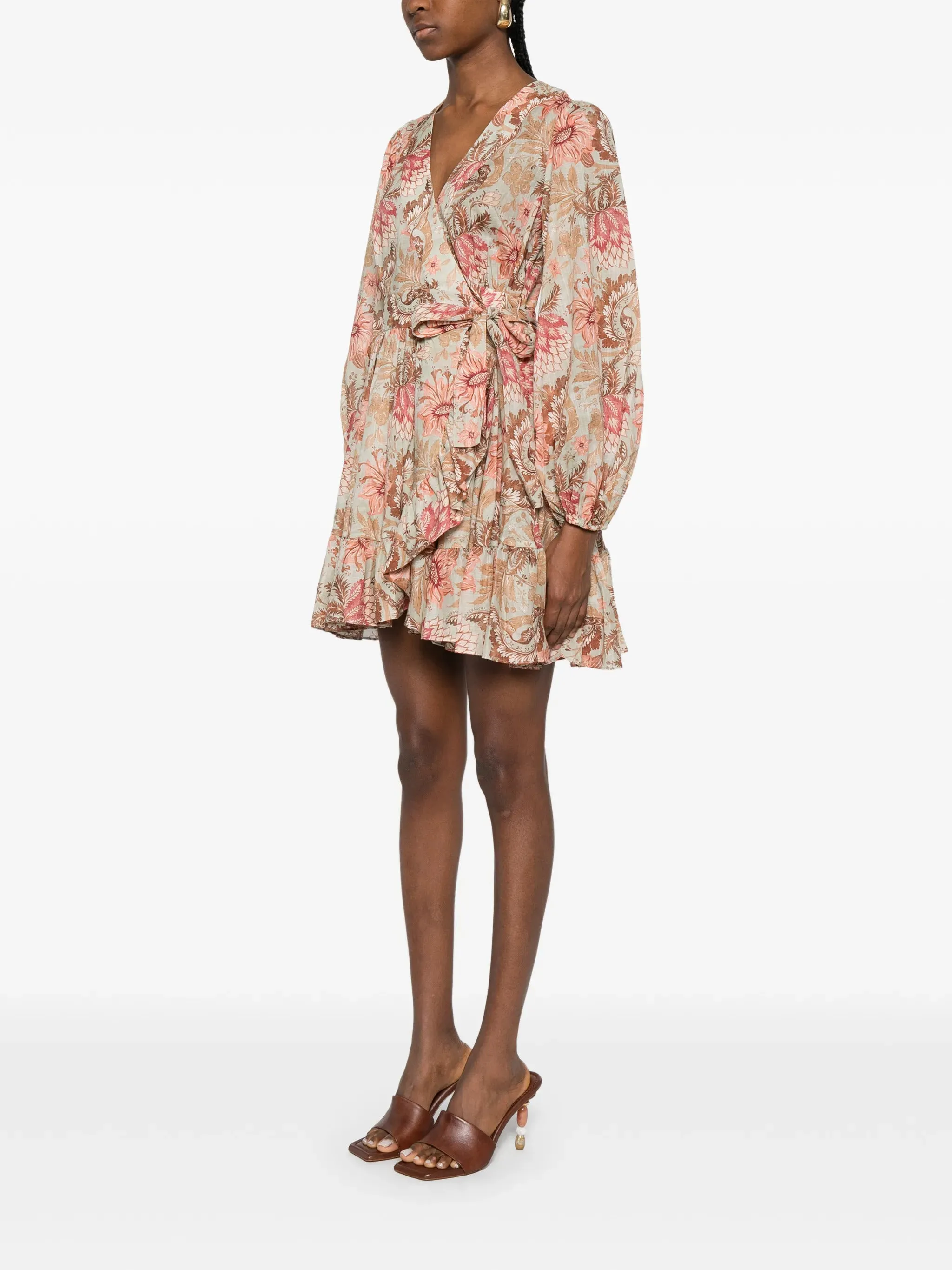 DAYLIGHT MINI WRAP DRESS sold by Lord & Taylor product image thumbnail 3