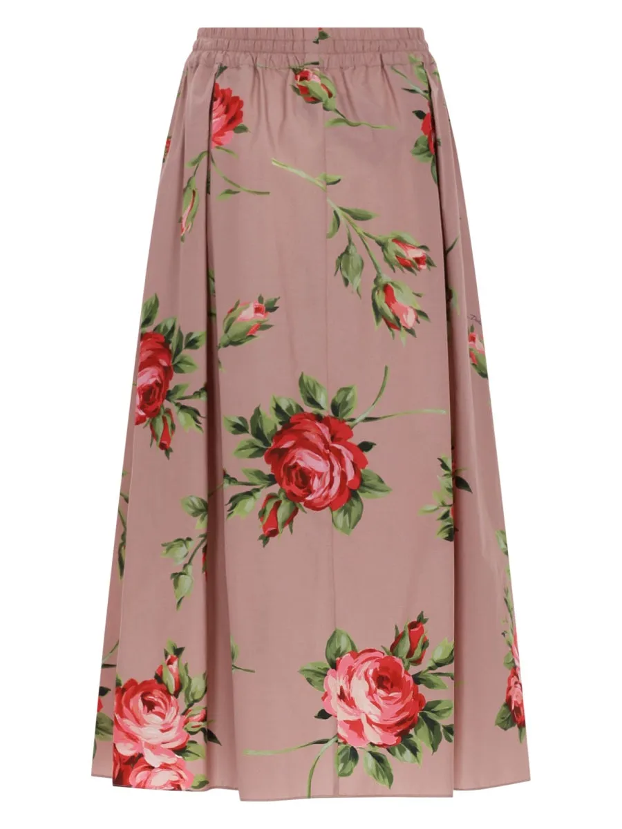 Midi Skirt Pink Print sold by Lord & Taylor product image thumbnail 2