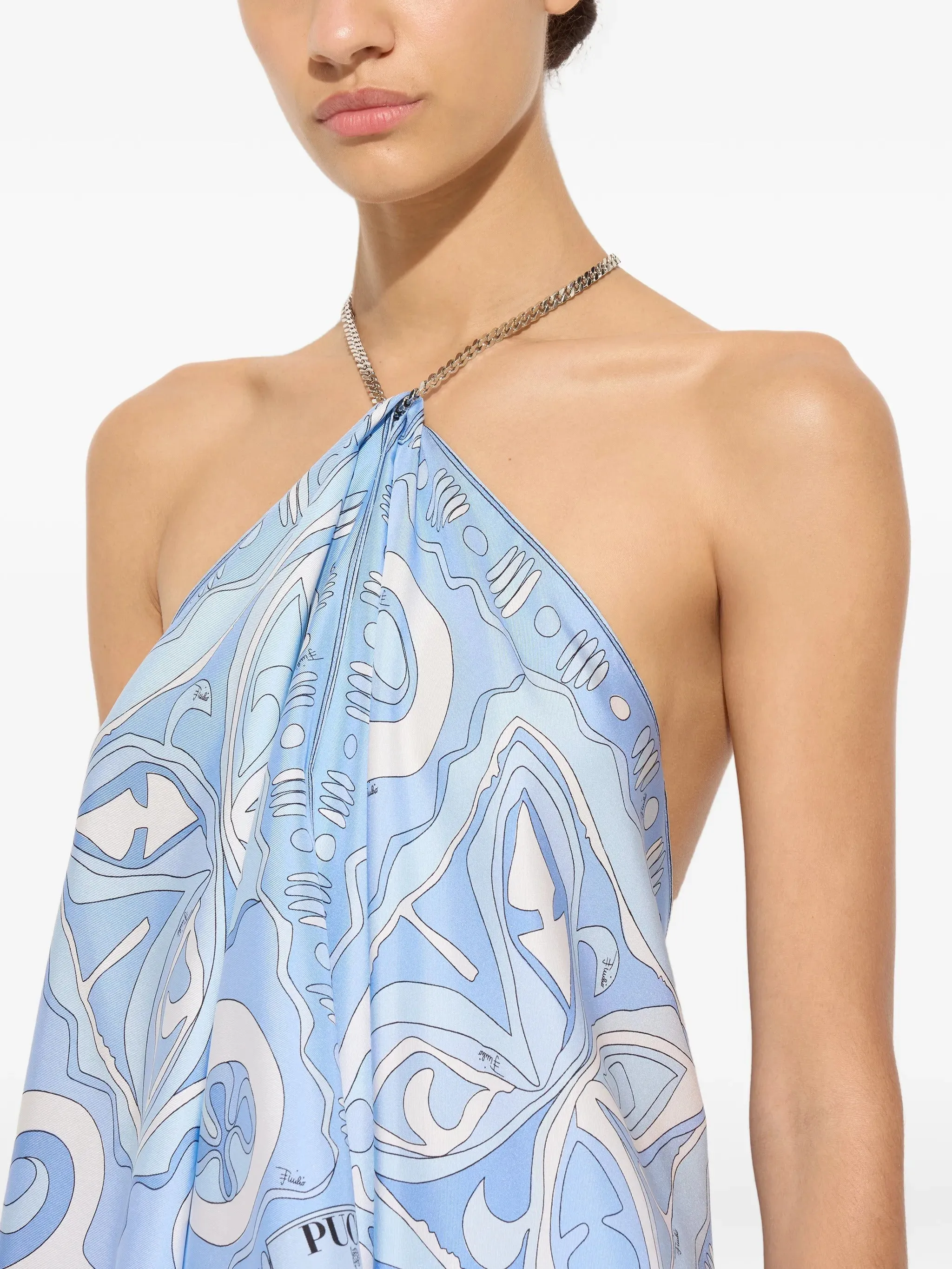 SILK TOP WITH ANGLES PRINT sold by Lord & Taylor product image thumbnail 5