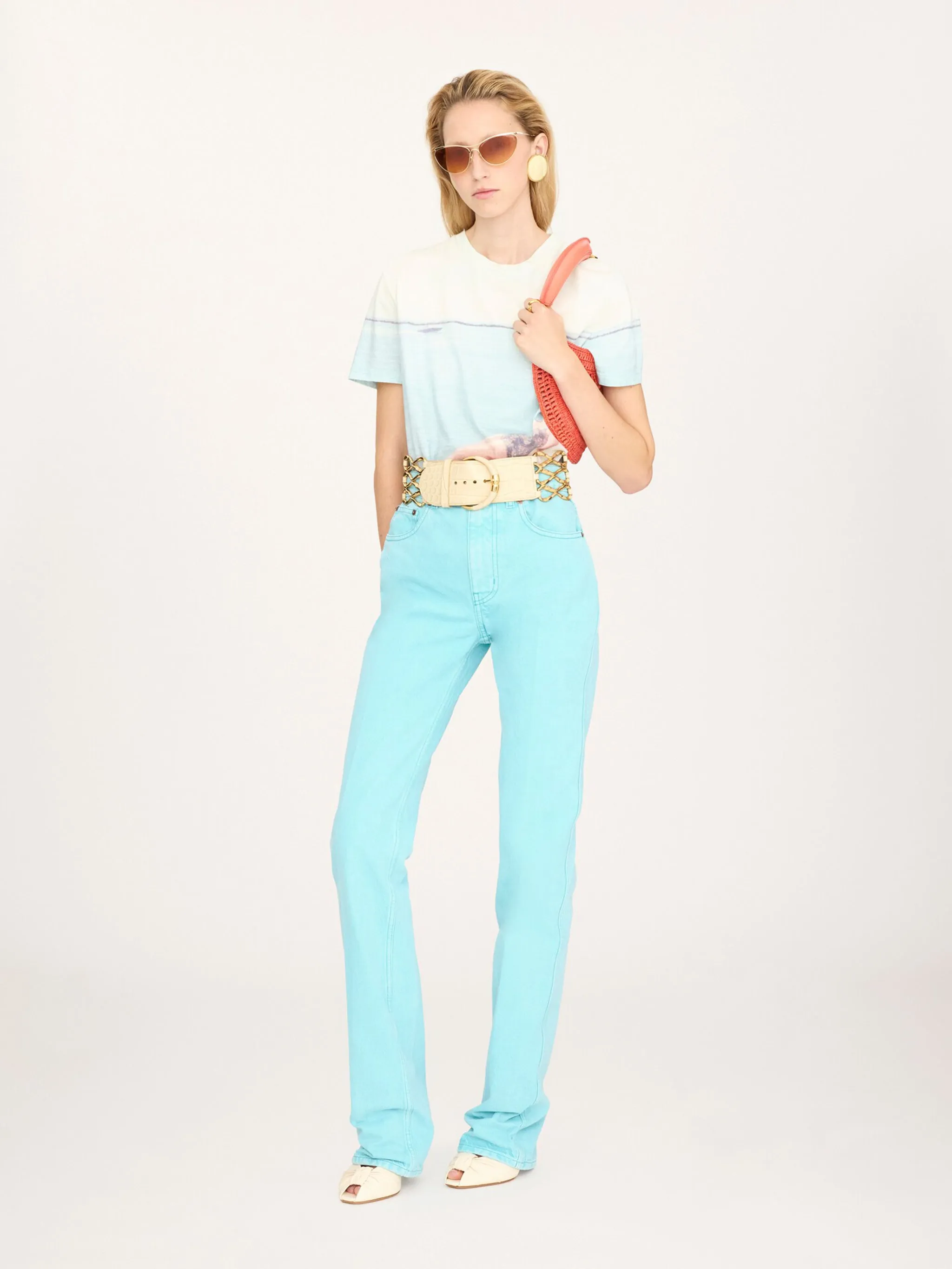 CREW NECK T-SHIRT WITH LOGO IN COTTON JERSEY sold by Lord & Taylor product image thumbnail 2