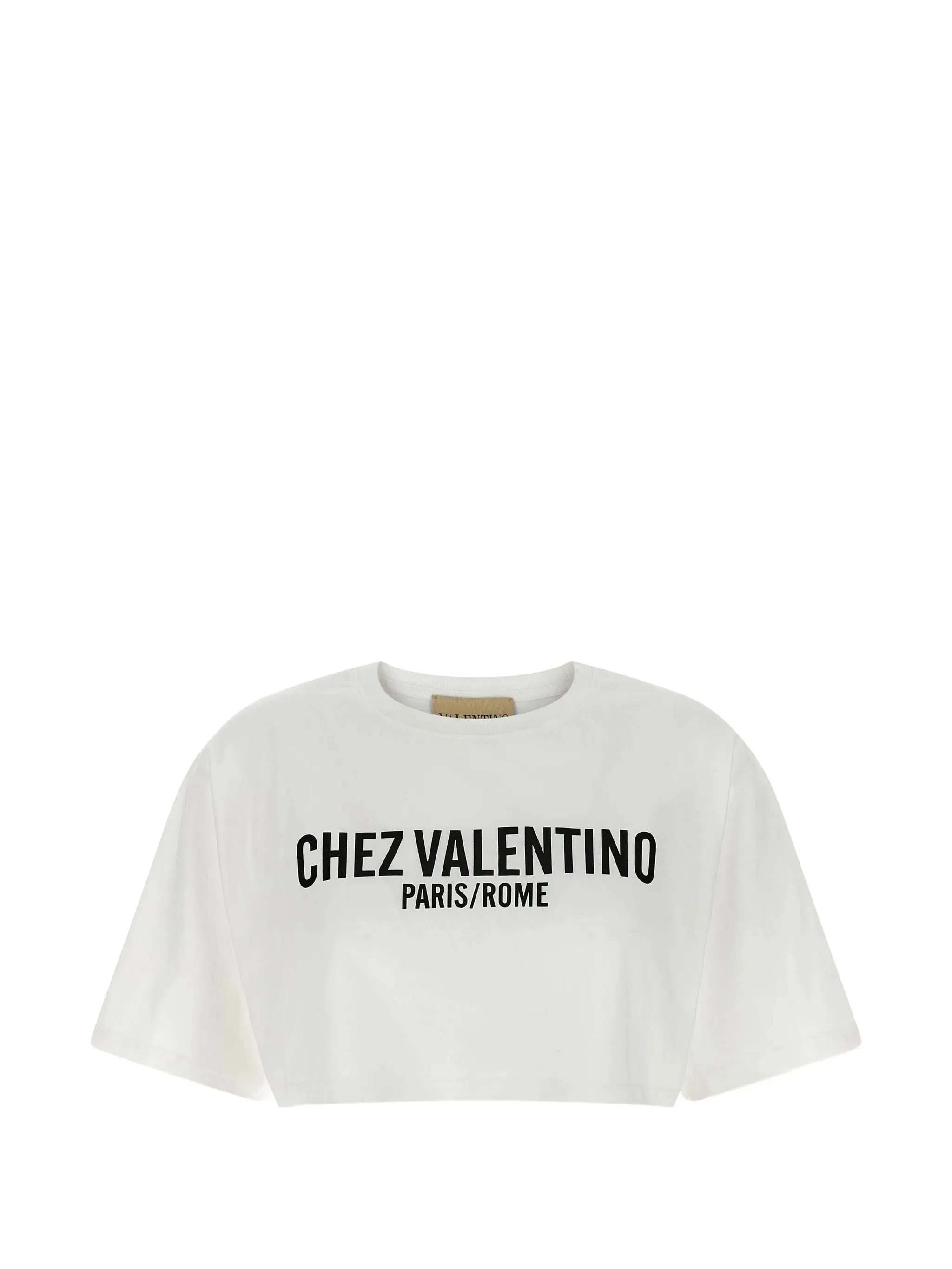 T-SHIRT WITH CHEZ VALENTINO PRINT sold by Lord & Taylor