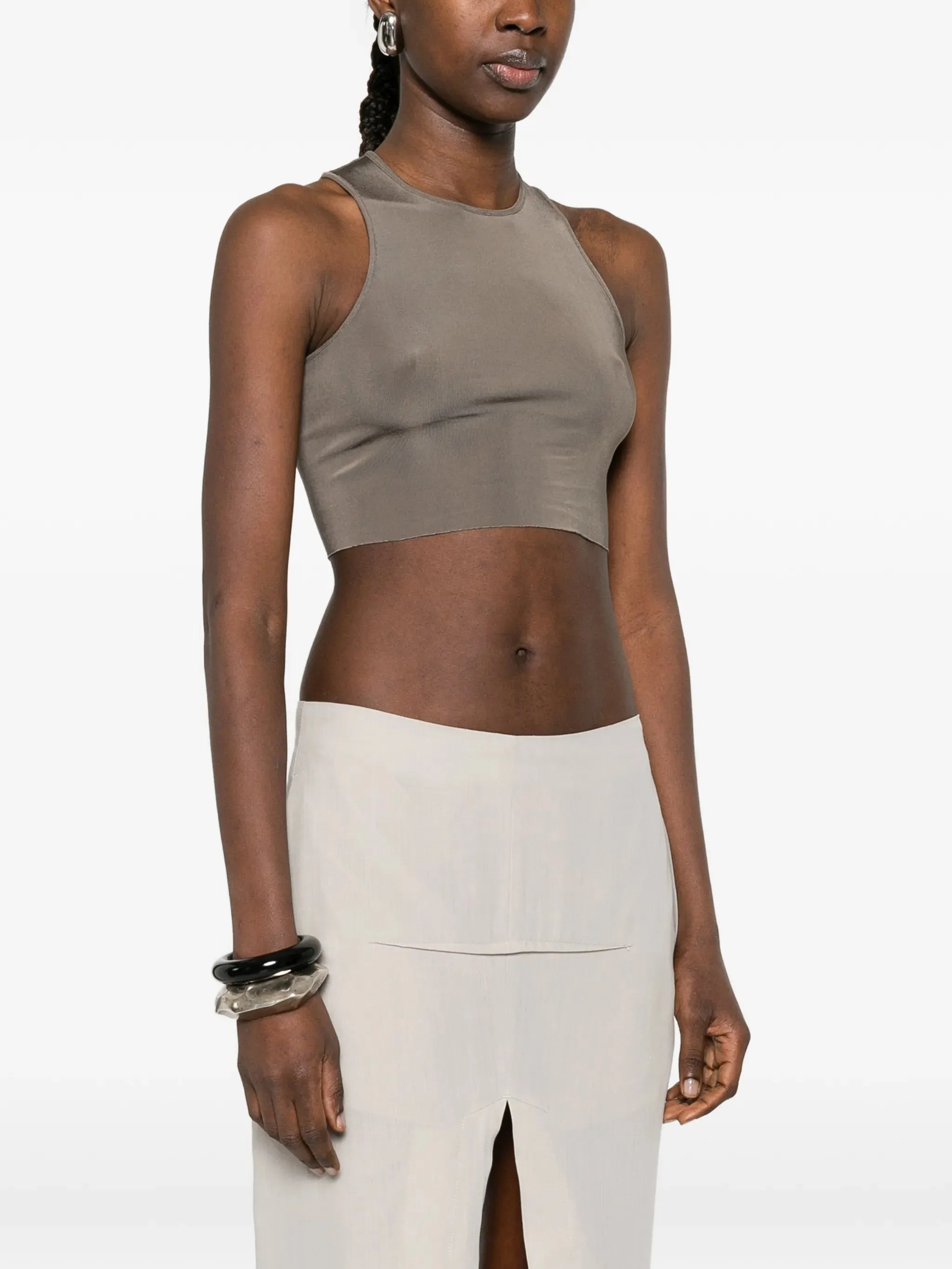 CROPPED TANK sold by Lord & Taylor product image thumbnail 3