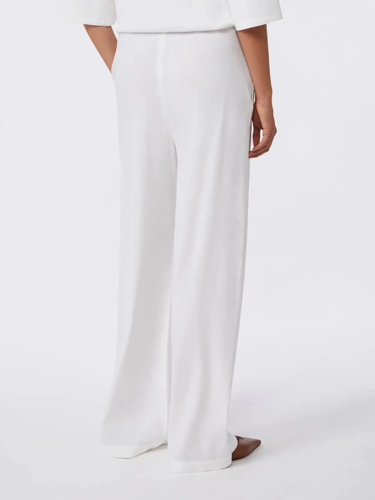 LINEN AND VISCOSE CANVAS TROUSERS sold by Lord & Taylor product image thumbnail 4