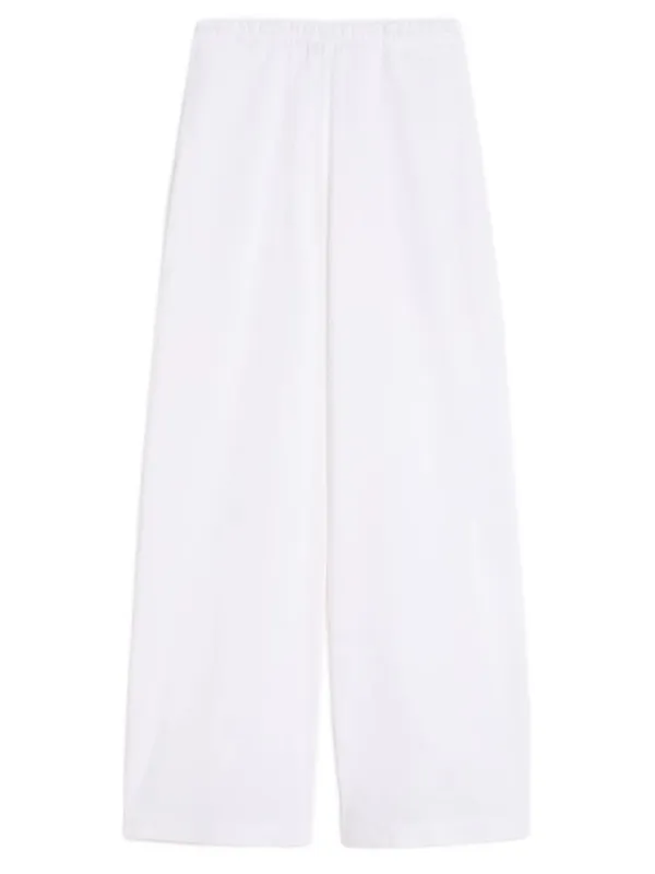 LINEN AND VISCOSE CANVAS TROUSERS made by MaxMara