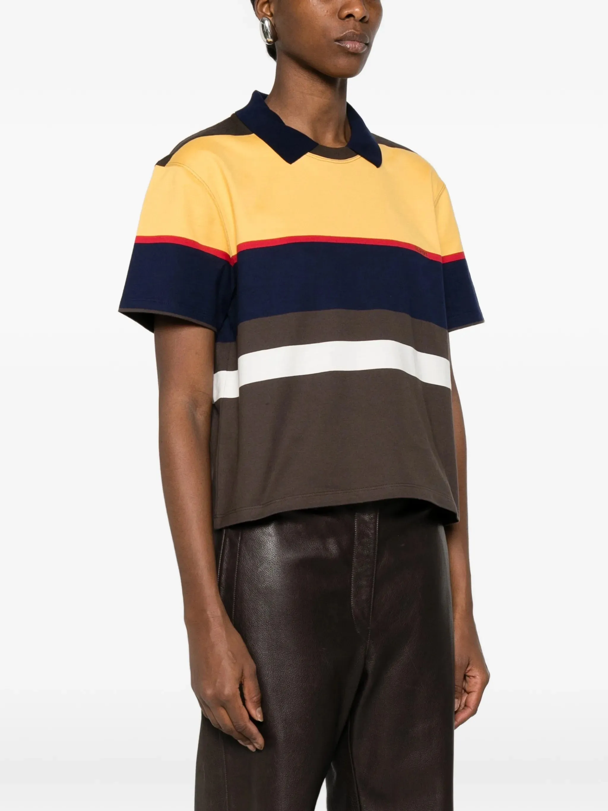STRIPED COTTON-JERSEY T-SHIRT sold by Lord & Taylor product image thumbnail 3