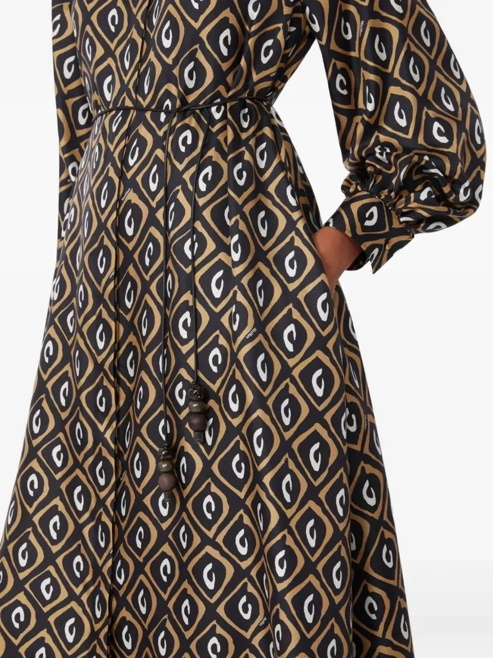 PRINTED SILK TWILL SHIRT DRESS sold by Lord & Taylor product image thumbnail 5