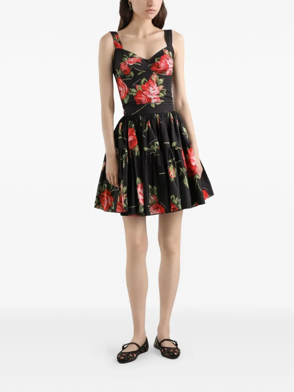 ROSE BOUQUET PRINT BUSTIER TOP sold by Lord & Taylor product image thumbnail 5