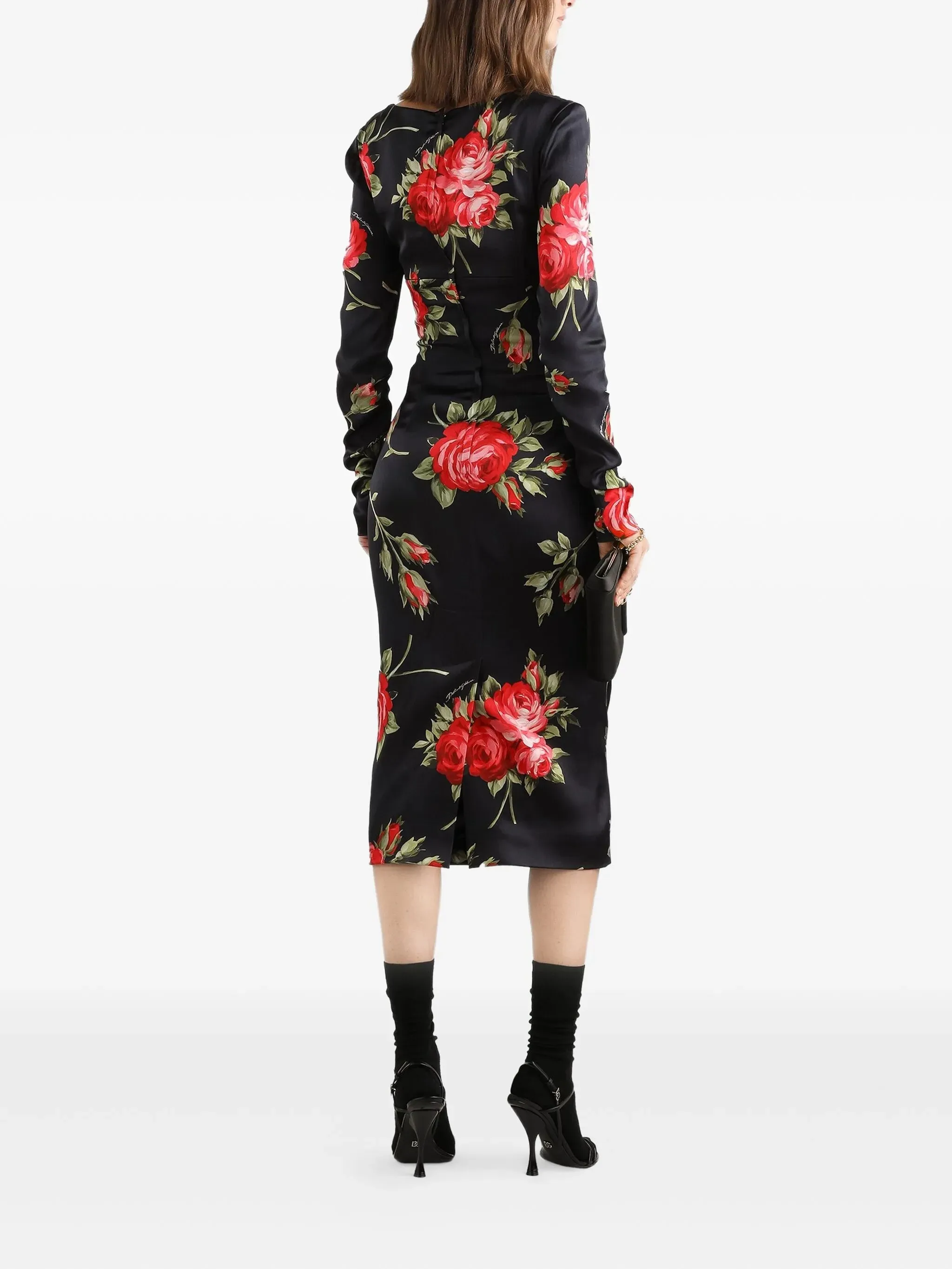 SHEATH DRESS WITH ROSE BOUQUET PRINT sold by Lord & Taylor product image thumbnail 3