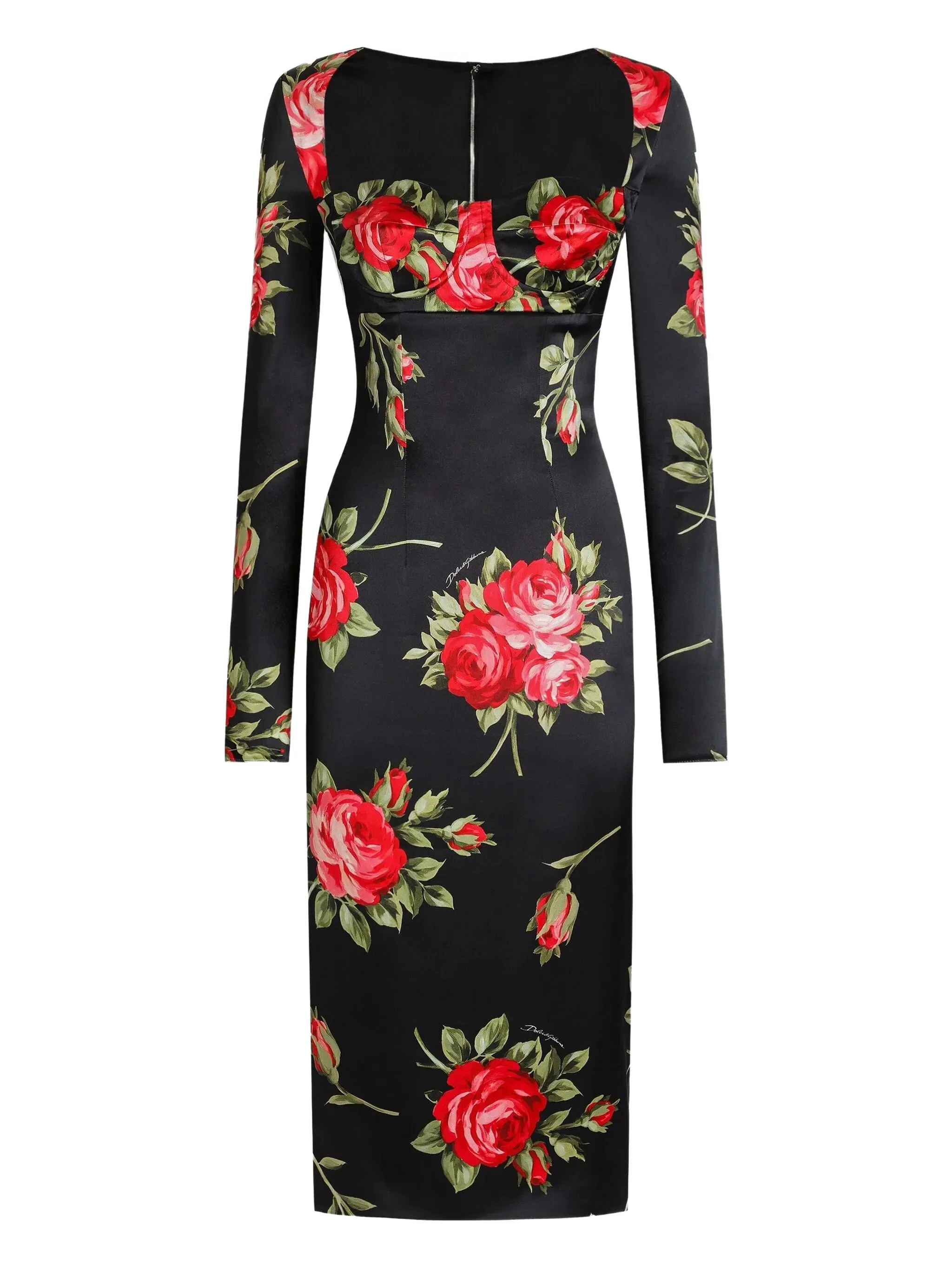 SHEATH DRESS WITH ROSE BOUQUET PRINT sold by Lord & Taylor