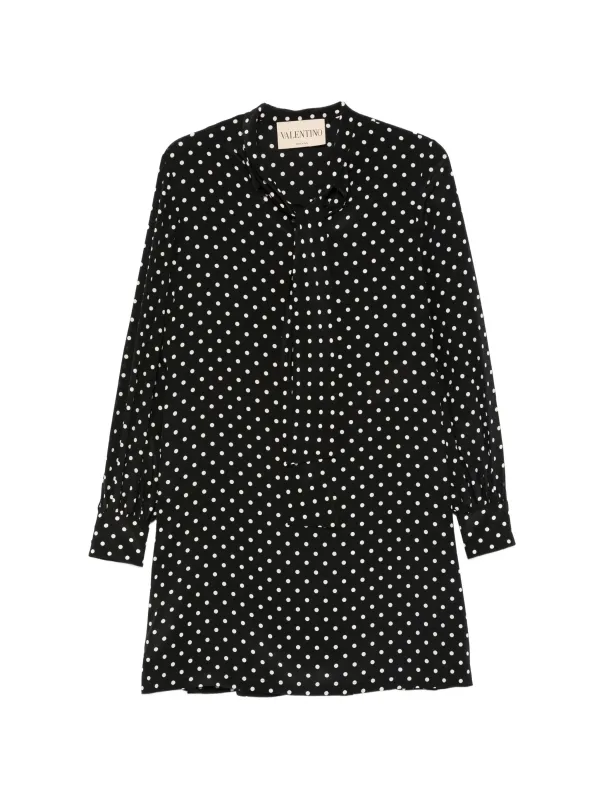 POLKA DOT-PRINT DRESS made by Valentino Garavani