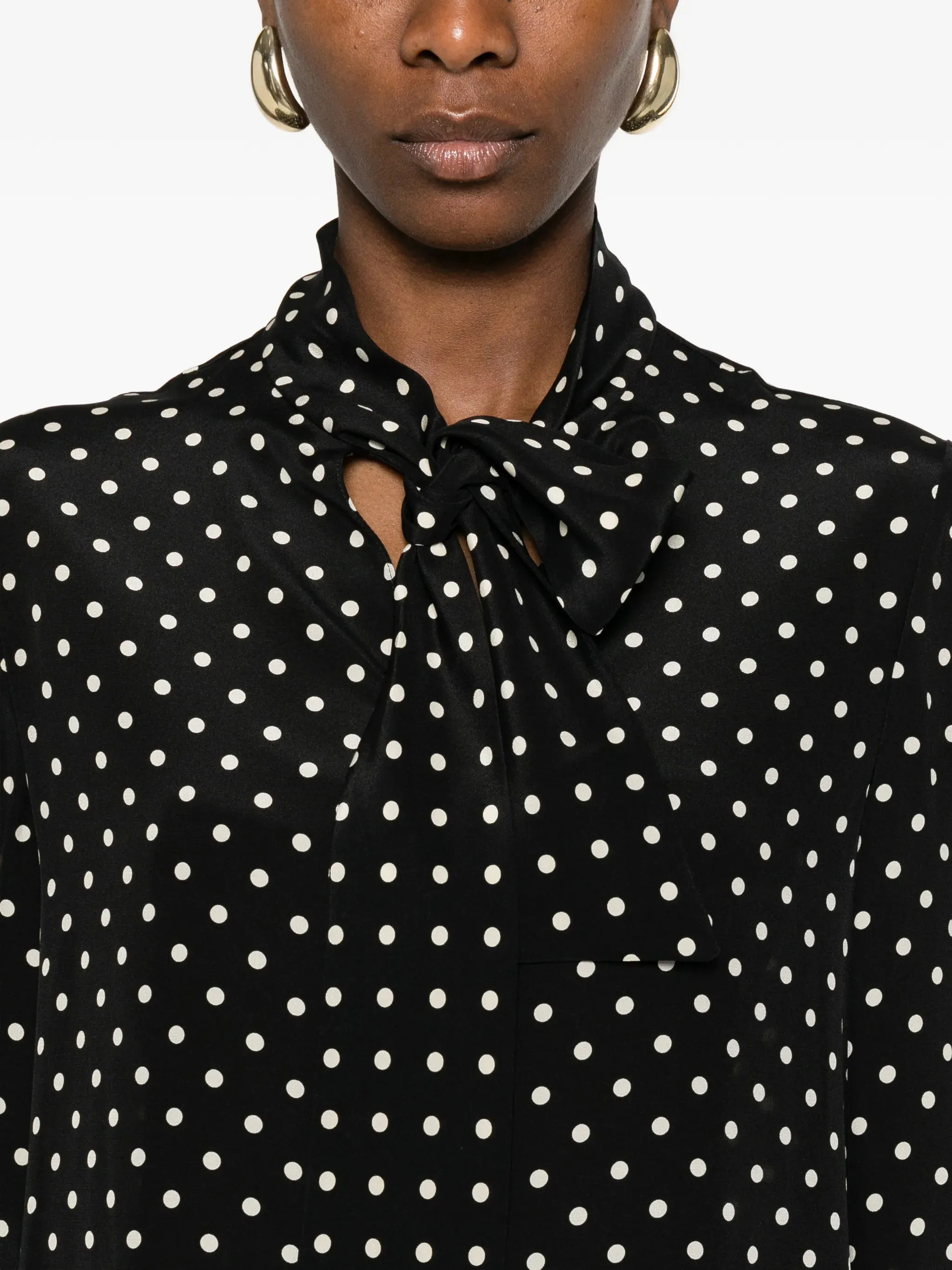 POLKA DOT-PRINT DRESS sold by Lord & Taylor product image thumbnail 4