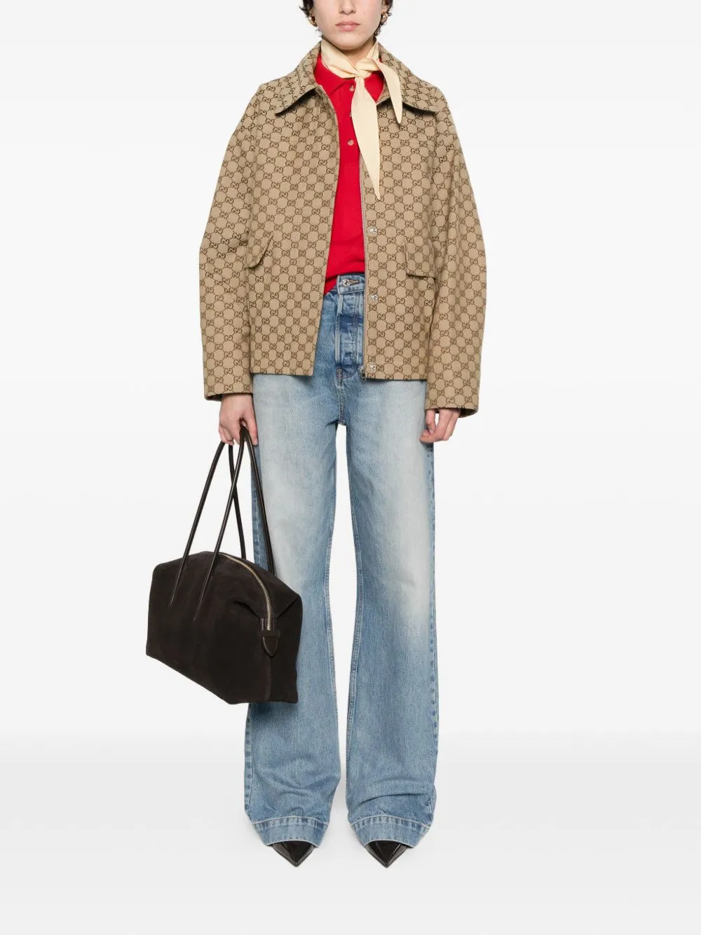 GG FABRIC BOMBER JACKET sold by Lord & Taylor product image thumbnail 4