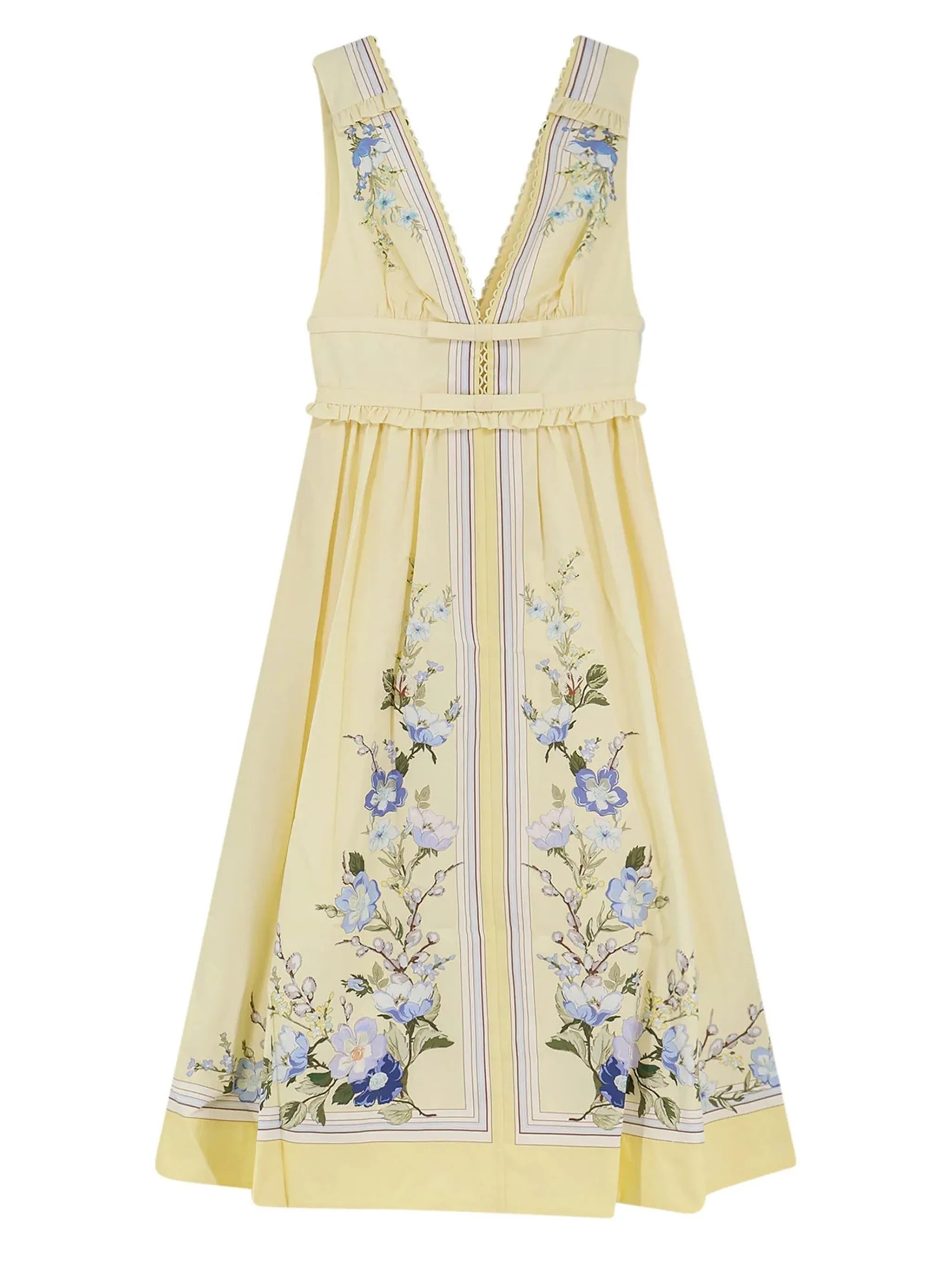 FLORAL COTTON MIDI DRESS sold by Lord & Taylor