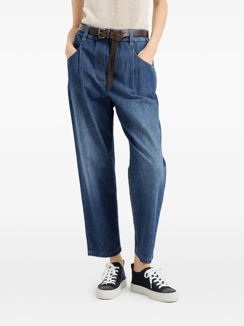 STRAIGHT DENIM PANTS sold by Lord & Taylor product image thumbnail 4