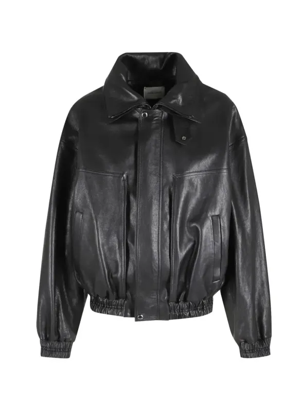 LEATHER AVIATOR JACKET made by Lord & Taylor