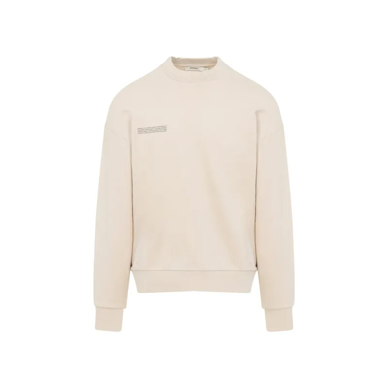 SAND BEIGE COTTON 365 MIDWEIGHT SWEATSHIRT made by Pangaia