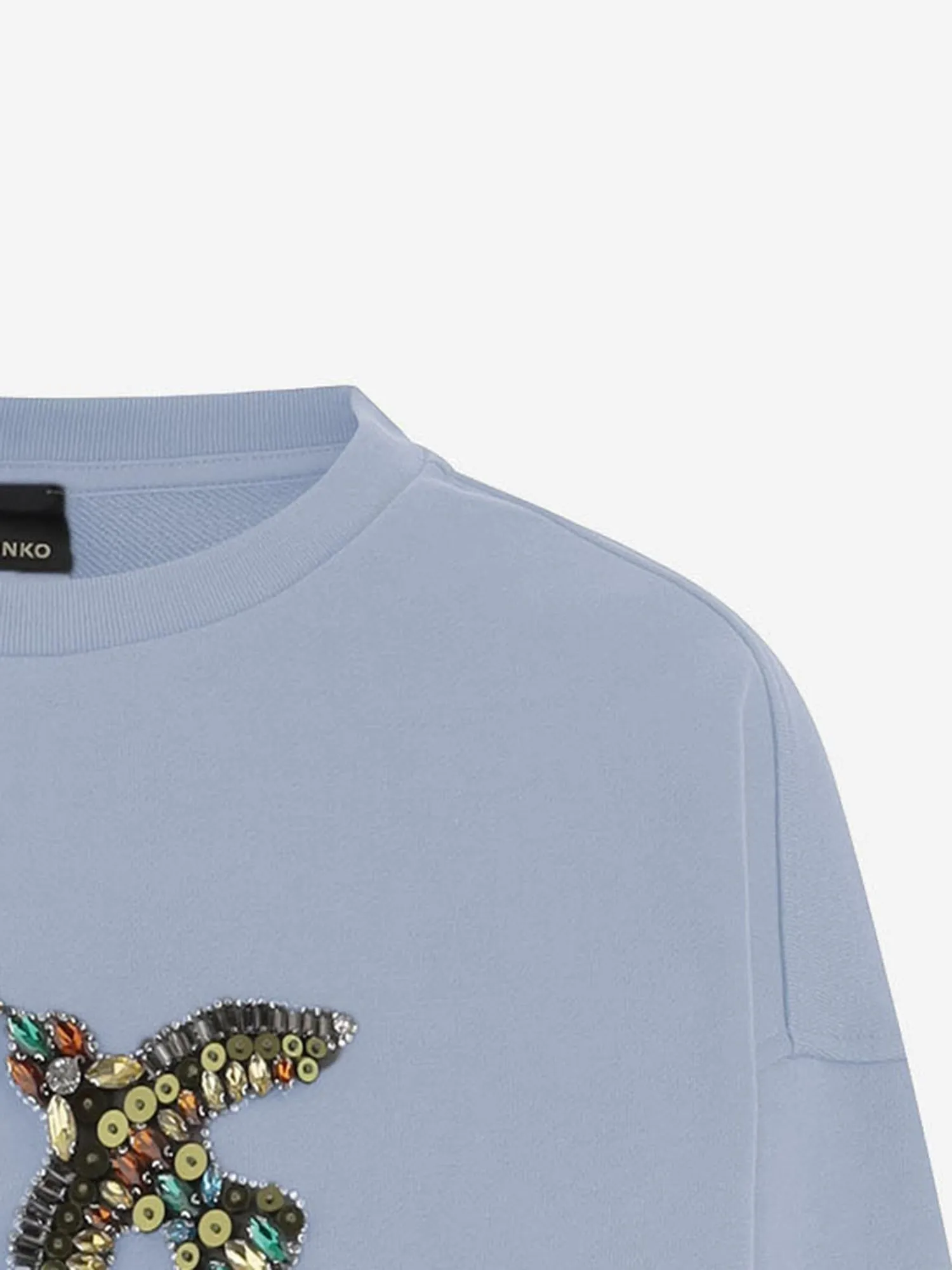 Cotton Sweatshirt Light Blue sold by Lord & Taylor product image thumbnail 3