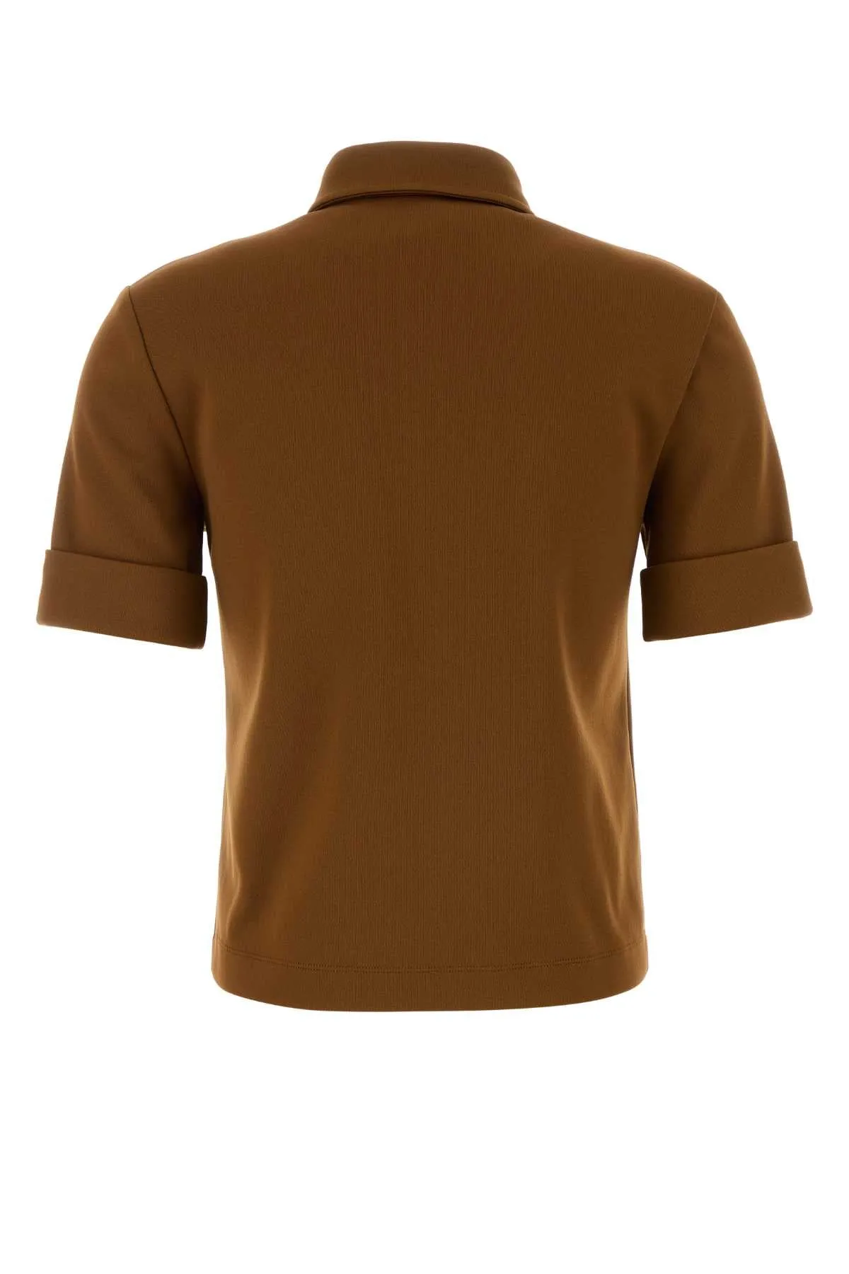BROWN JERSEY POLO SHIRT sold by Lord & Taylor product image thumbnail 2