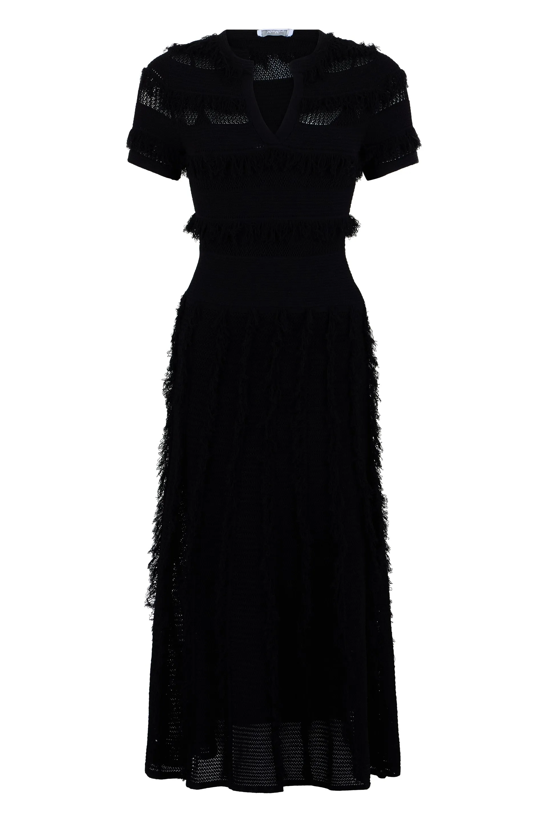 MIDI DRESS WITH FRINGES sold by Lord & Taylor