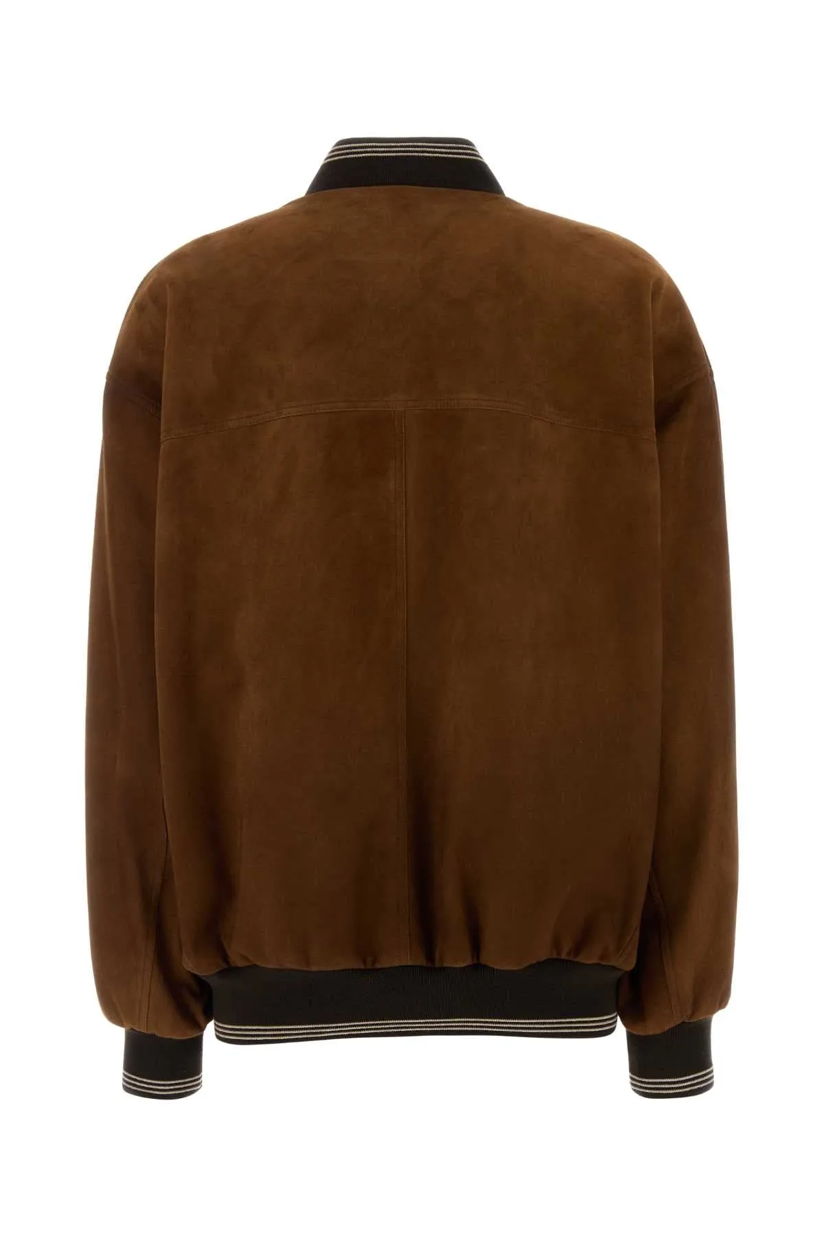 BROW SUEDE BOMBER JACKET sold by Lord & Taylor product image thumbnail 2